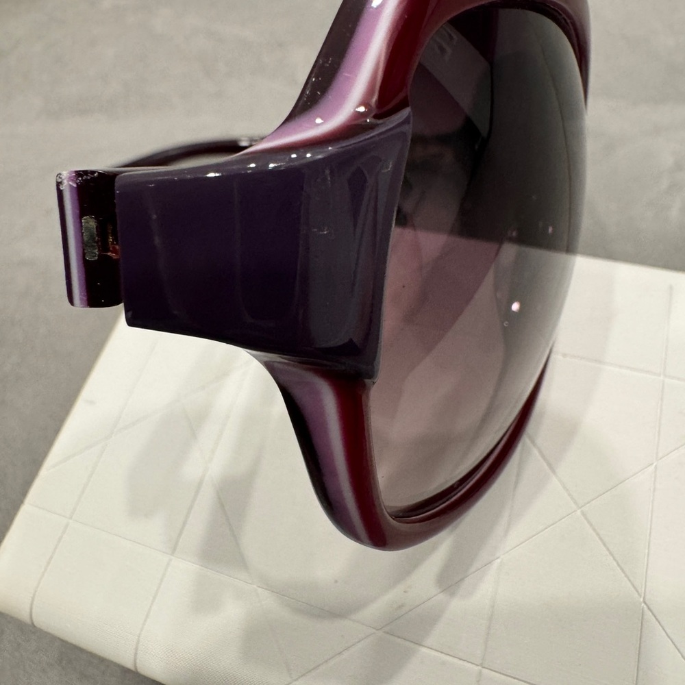 Dior Deep Red and Purple Sunglasses - Picture 6 of 10